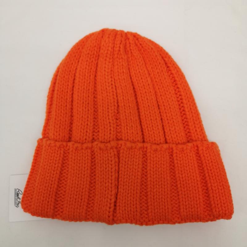 クラクト CLUCT 帽子 ニット帽 04757 SEAL BEANIE ビーニー ニット キャップ - 橙 / オレンジ / orange メンズ USED 古着 中古 50131781