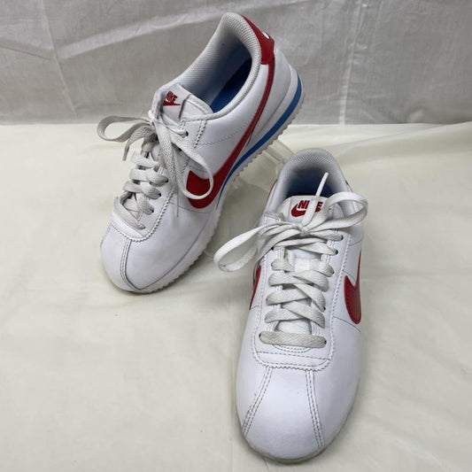 ナイキ NIKE スニーカー スニーカー DN1791-108 Women s Cortez Leather White Varsity Blue Varsity Red コルテッツ レザー ホワイト 23.0cm 白 / ホワイト / white X 赤 / レッド / red X 青 / ブルー / blue レディース USED 古着 中古 50131784