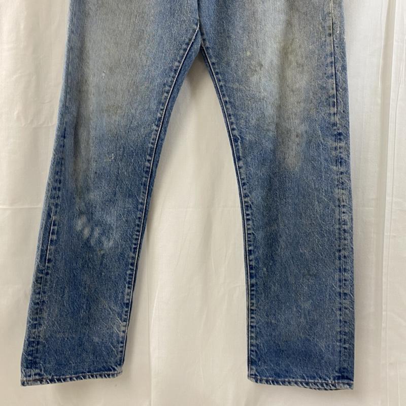 リーバイス Levi s ボトムス ボトムス Vintage Levi s 505-0217 80年6月製 ボタン裏8刻印 スモールeタブ light blue W32/L30 無地 水色 / ライトブルー / メンズ USED 古着 中古 50131826