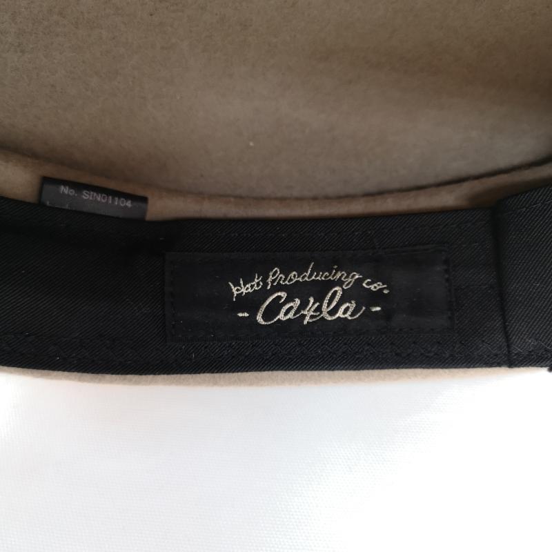 カシラ CA4LA 帽子 ハンチング SOMEWHERE F3 SIN01104 ウール キャスケット - ベージュ / ベージュ / beige レディース USED 古着 中古 50131861