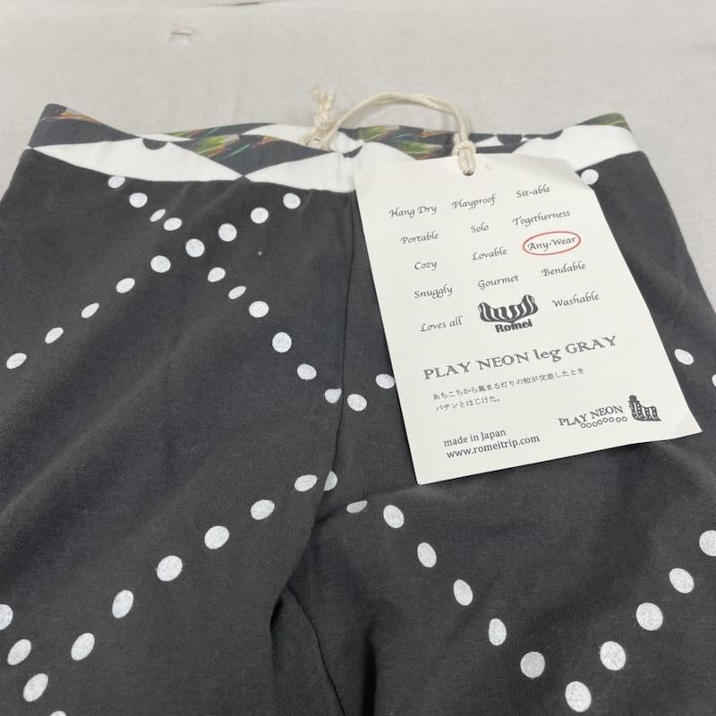 古着 USED パンツ ワークパンツ、ペインターパンツ レギンス イージー パンツ ウエストゴム 総柄 ドット PLAY NEON leggings gray FREE ドット X  マルチカラー / マルチカラー / multicolor レディース USED 古着 中古 50131865