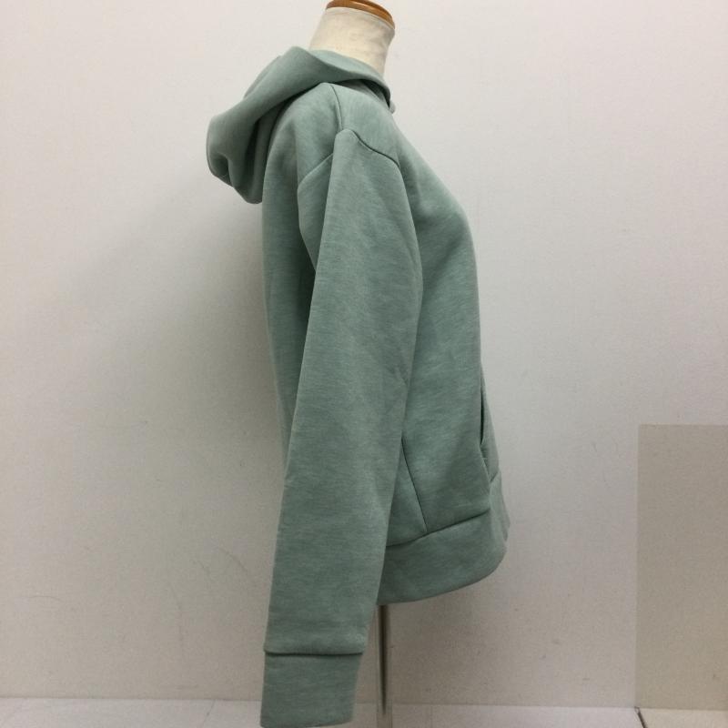 ザノースフェイス THE NORTH FACE パーカー 長袖 THE NORTH FACE ザ・ノース・フェイス テックエアースウェットワイドフーディ Tech Air Sweat Wide Hoodie NTW12196 M ロゴ、文字 緑 / グリーン / green レディース USED 古着 中古 50131883