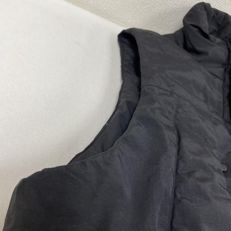 古着 USED ベスト ベスト Vavues Store ボンボン 中綿 ベスト ハイネック フルジップ 無地 アウトドア S 無地 黒 / ブラック / black メンズ USED 古着 中古 50131894