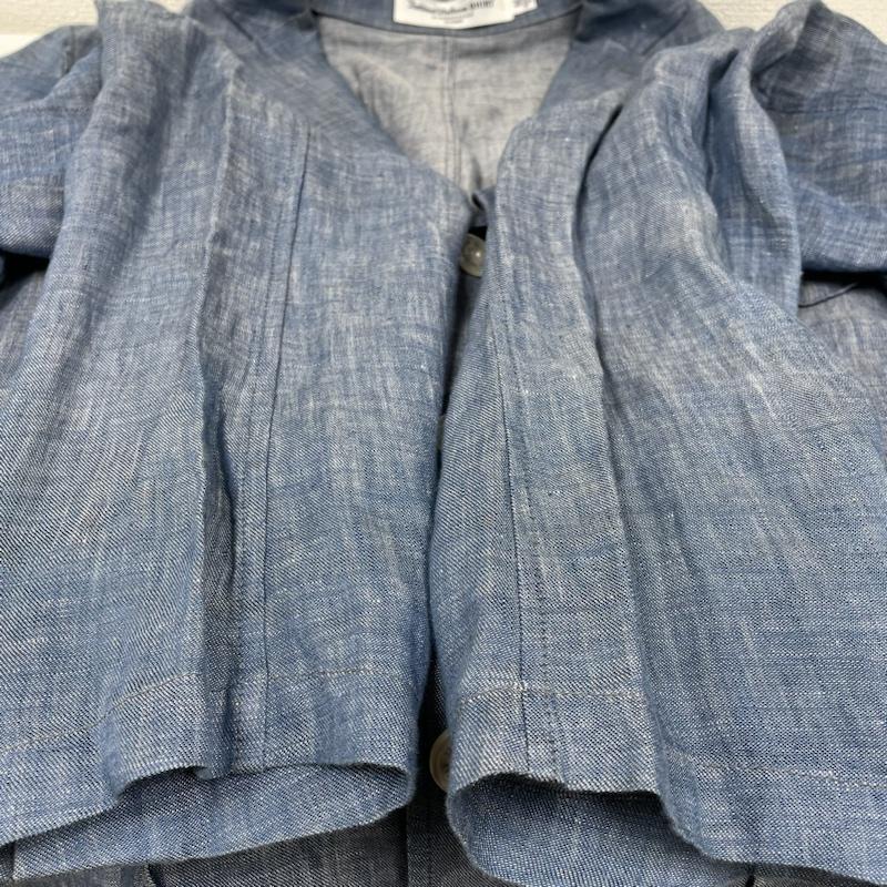 トラディショナルウェザーウェア Traditional Weatherwear ジャケット、上着 ジャケット、ブレザー カジュアル テーラード ジャケット シャツ ブルゾン 薄手 3B リネン M 無地 インディゴ / インディゴ / Indigo メンズ USED 古着 中古 50131918
