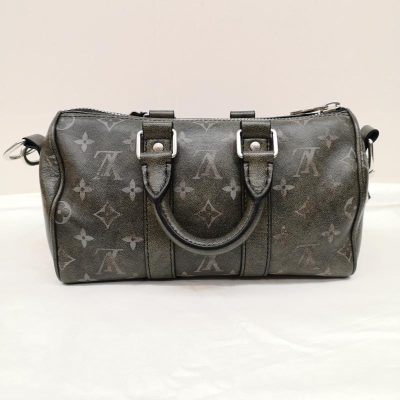 ルイヴィトン LOUIS VUITTON ショルダーバッグ ショルダーバッグ 2024年モデル ブラッシュド モノグラム キーポル バンドリエール 25 M11595 ボストンバッグ REID - 黒 / ブラック / black メンズ USED 古着 中古 50131964