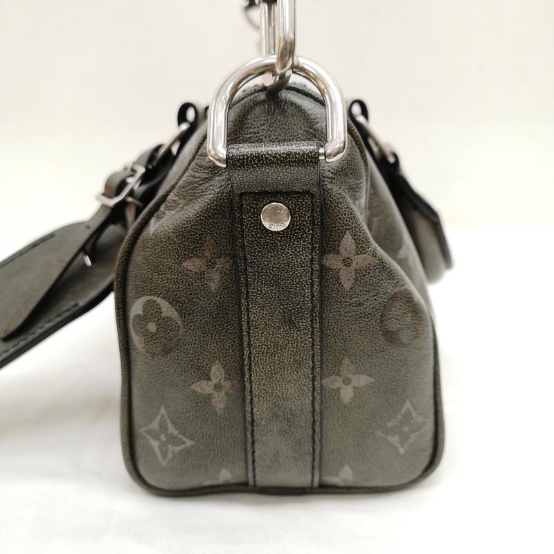 ルイヴィトン LOUIS VUITTON ショルダーバッグ ショルダーバッグ 2024年モデル ブラッシュド モノグラム キーポル バンドリエール 25 M11595 ボストンバッグ REID - 黒 / ブラック / black メンズ USED 古着 中古 50131964