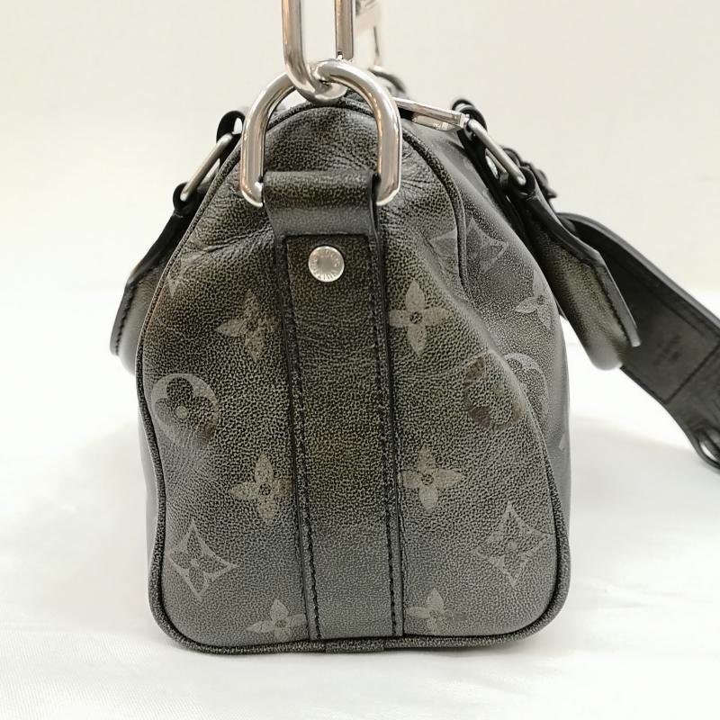 ルイヴィトン LOUIS VUITTON ショルダーバッグ ショルダーバッグ 2024年モデル ブラッシュド モノグラム キーポル バンドリエール 25 M11595 ボストンバッグ REID - 黒 / ブラック / black メンズ USED 古着 中古 50131964