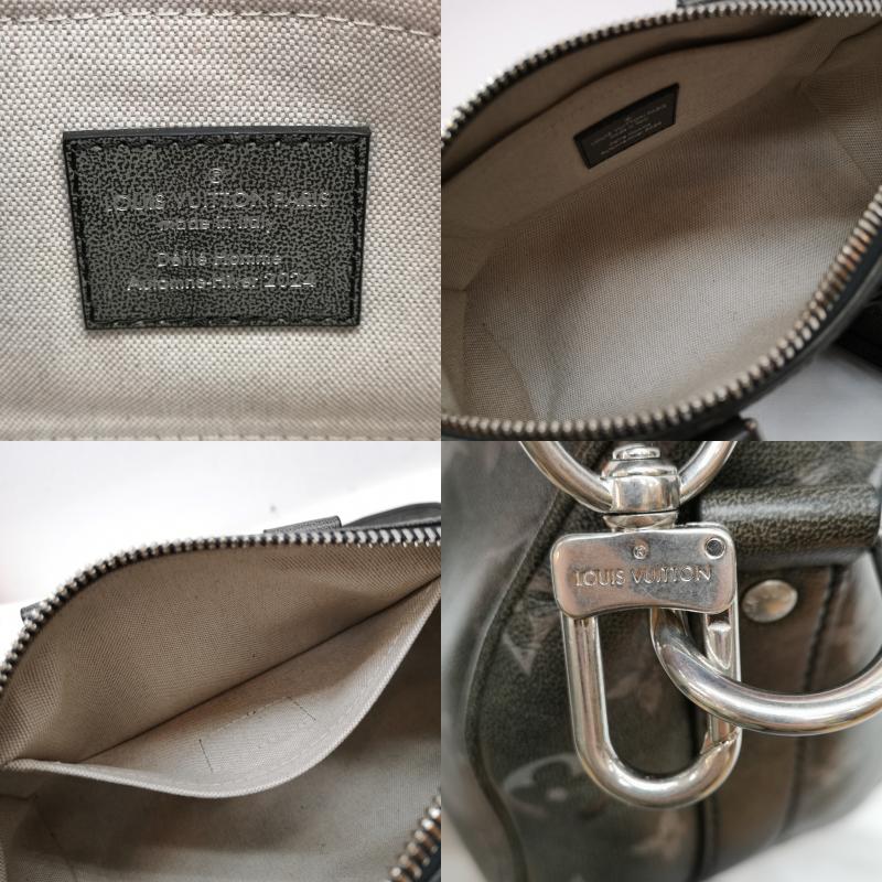 ルイヴィトン LOUIS VUITTON ショルダーバッグ ショルダーバッグ 2024年モデル ブラッシュド モノグラム キーポル バンドリエール 25 M11595 ボストンバッグ REID - 黒 / ブラック / black メンズ USED 古着 中古 50131964