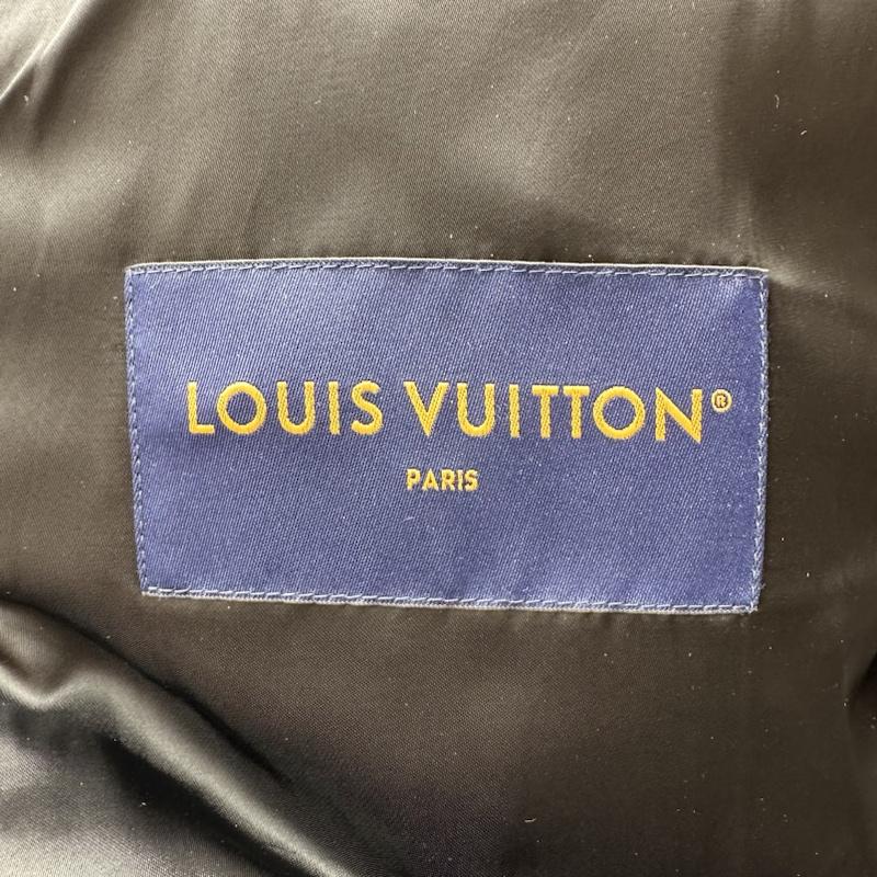 ルイヴィトン LOUIS VUITTON ジャケット、上着 ジャンパー、ブルゾン 24年製 1AFXGN RM242M BQV HRL83E ダミエ バーシティ ブルゾン スタジャン 48 黒 / ブラック / black X 赤 / レッド / red メンズ USED 古着 中古 50131966