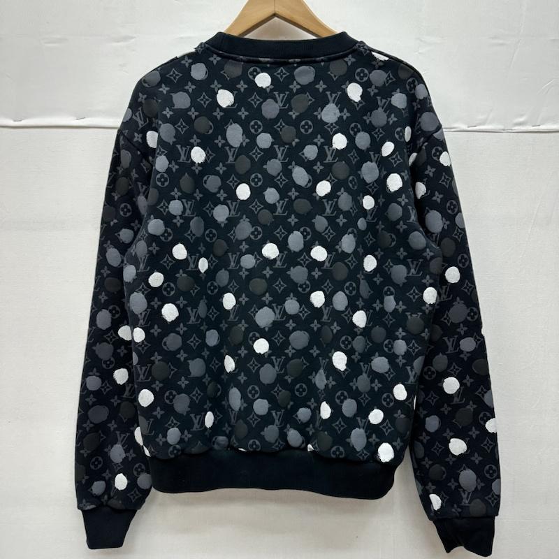 ルイヴィトン LOUIS VUITTON トレーナー 長袖 草間彌生 ドット モノグラム スウェット RM231H IHN HOY26W M 黒 / ブラック / black メンズ USED 古着 中古 50131988