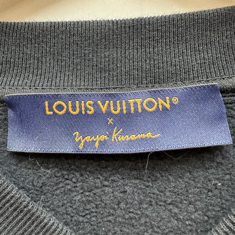 ルイヴィトン LOUIS VUITTON トレーナー 長袖 草間彌生 ドット モノグラム スウェット RM231H IHN HOY26W M 黒 / ブラック / black メンズ USED 古着 中古 50131988