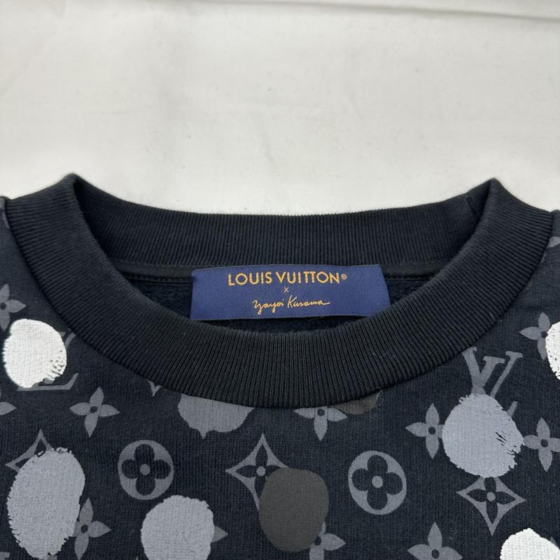 ルイヴィトン LOUIS VUITTON トレーナー 長袖 草間彌生 ドット モノグラム スウェット RM231H IHN HOY26W M 黒 / ブラック / black メンズ USED 古着 中古 50131988