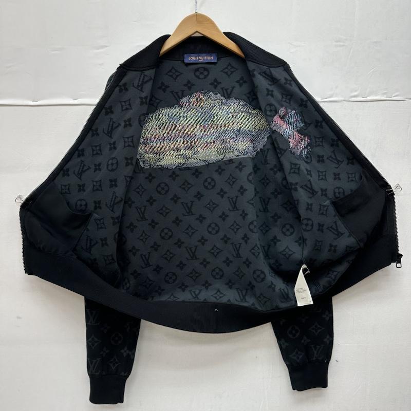 ルイヴィトン LOUIS VUITTON ジャケット、上着 ジャンパー、ブルゾン 22AW LV グラフィティ モノグラム ニット ジップ ブルゾン RM222M JL4 HNN22W S 黒 / ブラック / black メンズ USED 古着 中古 50131991