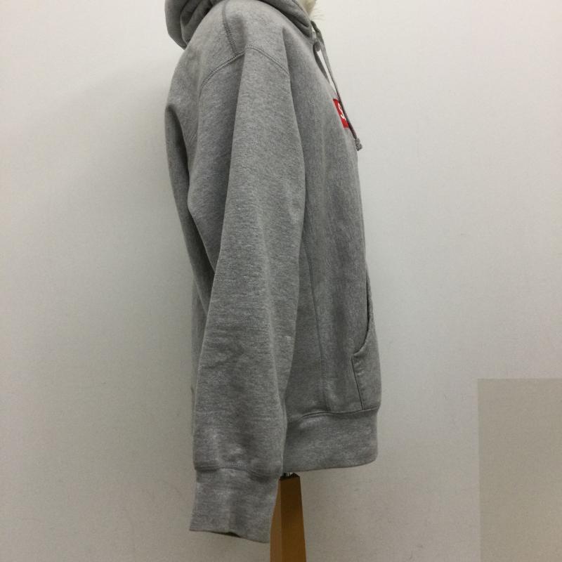 シュプリーム Supreme パーカー 長袖 Supreme Box Hooded シュプリーム　クロスボックスロゴ　パーカー M ロゴ、文字 灰 / グレー / gray メンズ USED 古着 中古 50132023