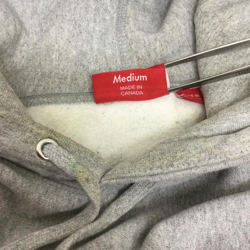 シュプリーム Supreme パーカー 長袖 Supreme Box Hooded シュプリーム　クロスボックスロゴ　パーカー M ロゴ、文字 灰 / グレー / gray メンズ USED 古着 中古 50132023