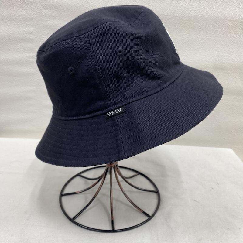 ニューエラ NEW ERA 帽子 ハット リバーシブル MLB Reversible Hat ニューヨーク・ヤンキース バケットハット 14109580 - ストライプ X ロゴ、文字 X 刺繍 紺 / ネイビー / navy メンズ USED 古着 中古 50132194