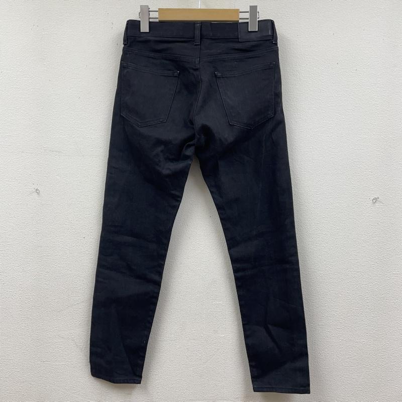 ジョンローレンスサリバン JOHN LAWRENCE SULLIVAN パンツ デニム、ジーンズ テーパード リジット デニム パンツ ジップフライ JLS-02-07 34 ロゴ、文字 黒 / ブラック / black メンズ USED 古着 中古 50132220