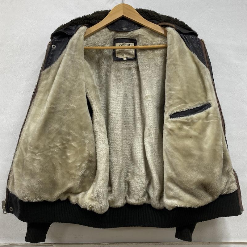 ヴィンテージ VINTAGE ジャケット、上着 フライトジャケット PACK-IN レザー フライトジャケット A-2 ボア ボマー 674SM ミリタリー 38 茶 / ブラウン / brown メンズ USED 古着 中古 50132225