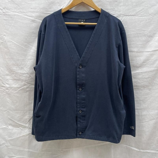 ニューバランス New Balance カーディガン 長袖 JMTL1922 THE CITY シューズパッチ テック カーデ ネイビー XL 紺 / ネイビー / navy メンズ USED 古着 中古 50132287