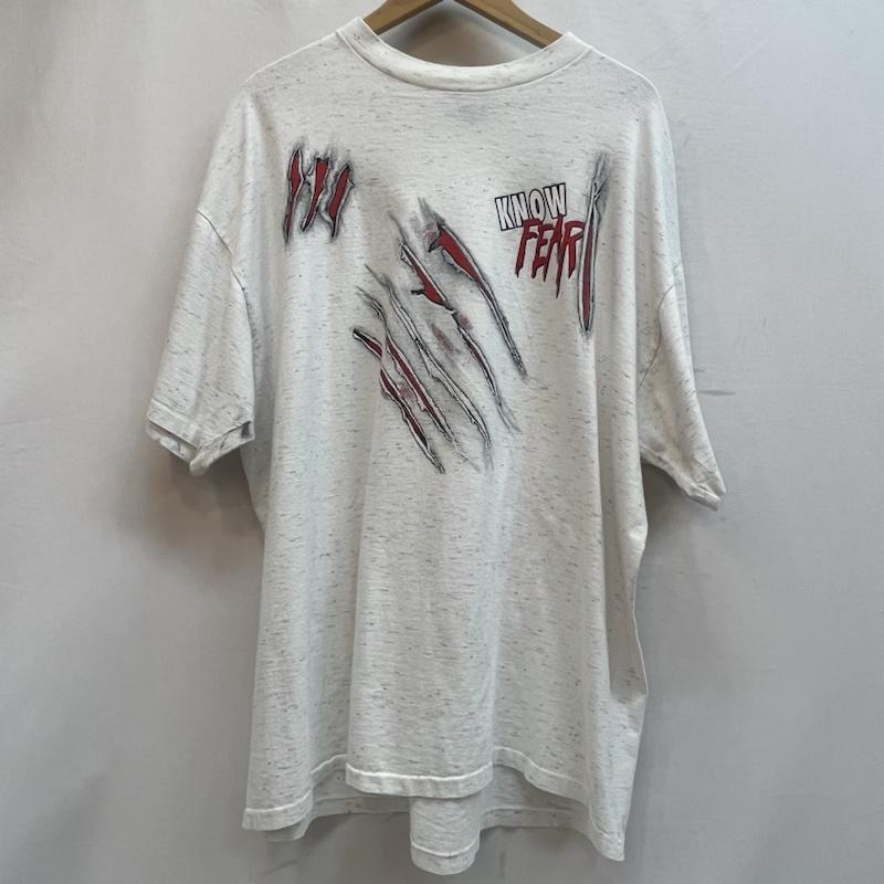 ヴィンテージ VINTAGE Tシャツ 半袖 90s USA製 NO FEAR アラスカ グリズリー ベアー Tシャツ シングルステッチ XXL 白 / ホワイト / white メンズ USED 古着 中古 50132350
