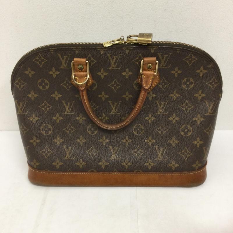 ルイヴィトン LOUIS VUITTON ハンドバッグ ハンドバッグ ルイ ヴィトン モノグラム アルマ ハンドバッグ M51130 ブラウン PVC レザー レディース LOUIS VUITTON - 茶 / ブラウン / brown レディース USED 古着 中古 50132376