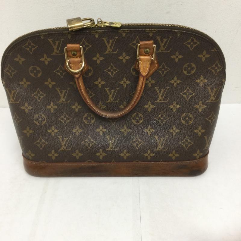 ルイヴィトン LOUIS VUITTON ハンドバッグ ハンドバッグ ルイ ヴィトン モノグラム アルマ ハンドバッグ M51130 ブラウン PVC レザー レディース LOUIS VUITTON - 茶 / ブラウン / brown レディース USED 古着 中古 50132376
