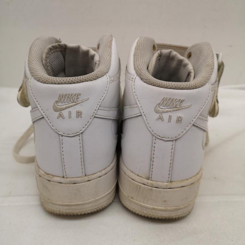 ナイキ NIKE スニーカー スニーカー AIR FORCE 1 MID エア フォース1 ミッド 314195-113 24.0cm 白 / ホワイト / white レディース USED 古着 中古 50132386