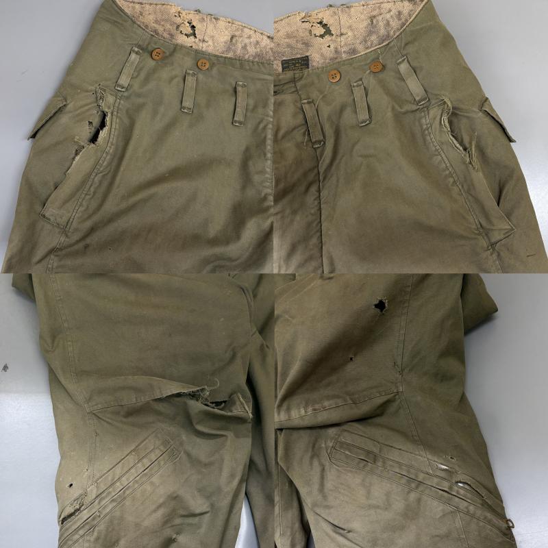 古着 USED ボトムス ボトムス The Paul Reed 40年代 ビンテージ A-9 CONMAR ZIP アルパカライナー ミリタリー フライト パンツ 40 メンズ USED 古着 中古 50132451