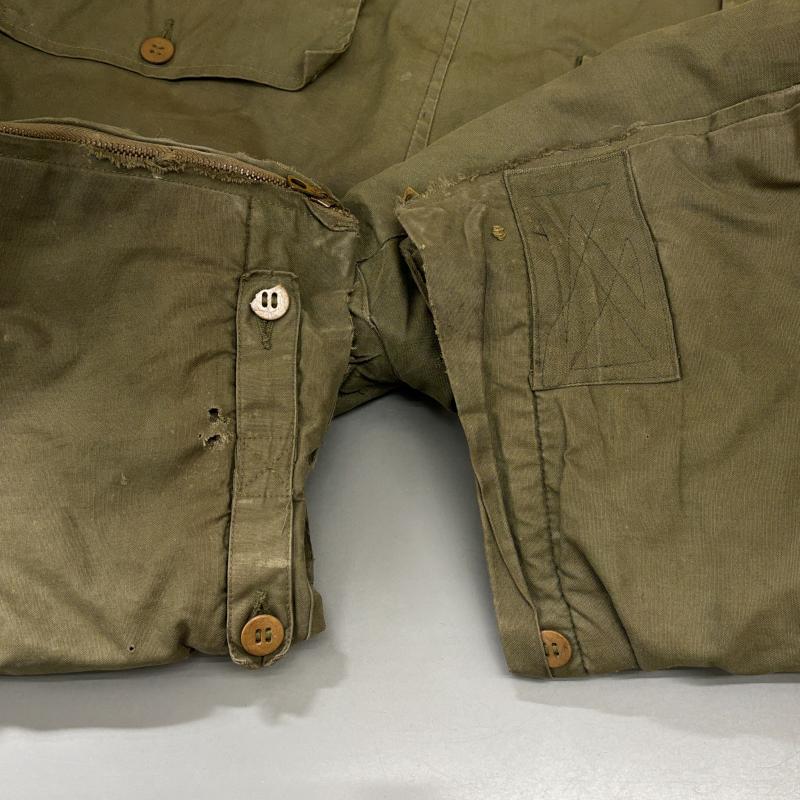古着 USED ボトムス ボトムス The Paul Reed 40年代 ビンテージ A-9 CONMAR ZIP アルパカライナー ミリタリー フライト パンツ 40 メンズ USED 古着 中古 50132451