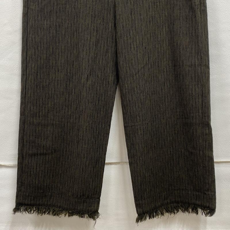 ウィエップ WEYEP ボトムス ボトムス ジャカード フリンジ カットオフ ワイド イージー パンツ W-123 FREE メンズ USED 古着 中古 50132480