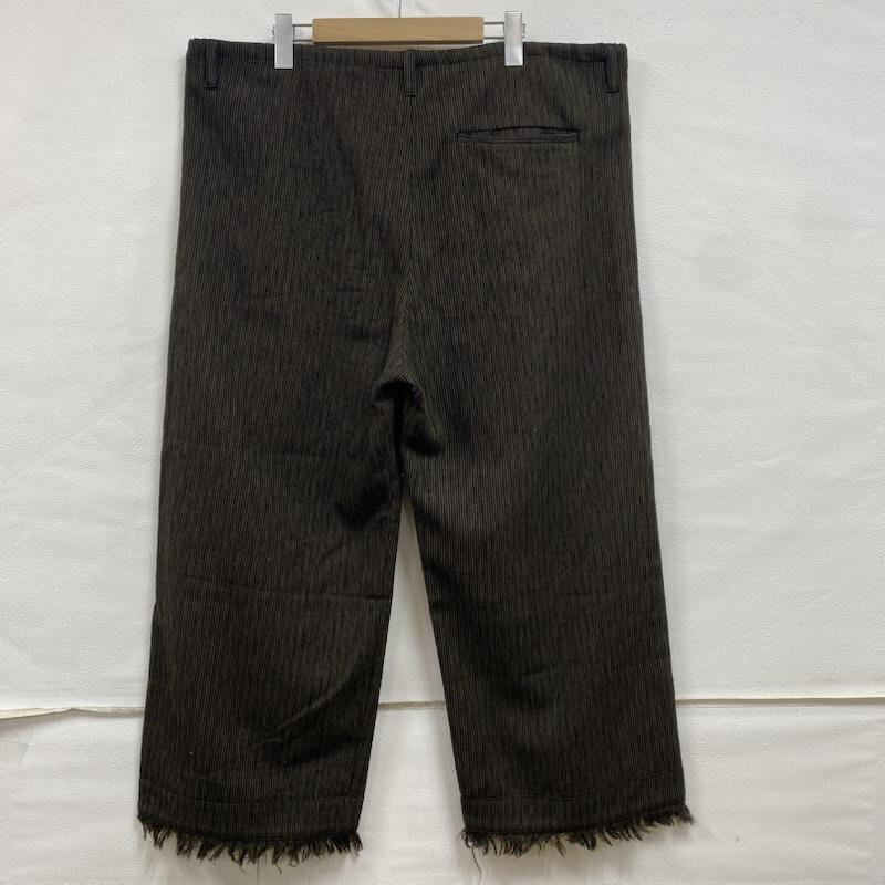 ウィエップ WEYEP ボトムス ボトムス ジャカード フリンジ カットオフ ワイド イージー パンツ W-123 FREE メンズ USED 古着 中古 50132480