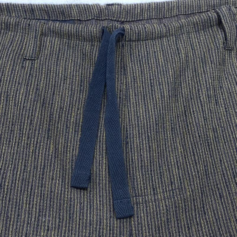 ウィエップ WEYEP ボトムス ボトムス ジャカード フリンジ カットオフ ワイド イージー パンツ W-123 FREE メンズ USED 古着 中古 50132480
