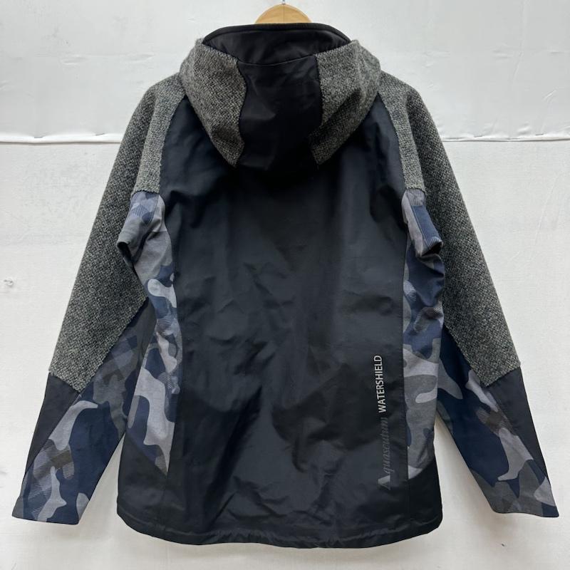 アクアスキュータム Aquascutum ジャケット、上着 ジャンパー、ブルゾン HARRIS TWEED ハリスツイード ナイロン ウール 切替 ジャケット 2207412016-99 34 灰 / グレー / gray X 黒 / ブラック / black X マルチカラー / マルチカラー / multicolor メンズ USED 古着 中古 50132513