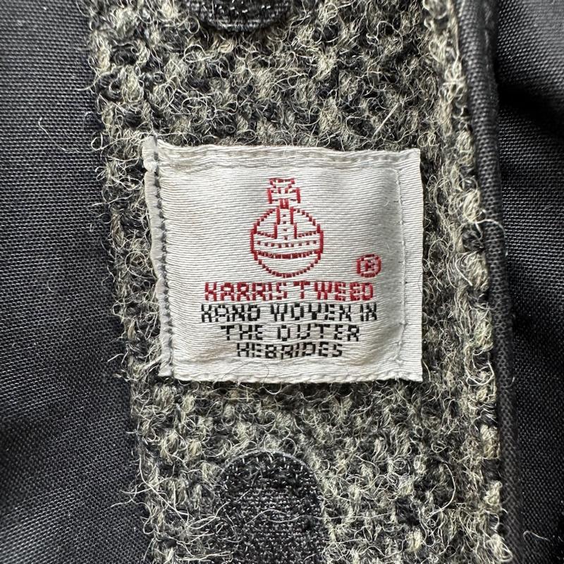 アクアスキュータム Aquascutum ジャケット、上着 ジャンパー、ブルゾン HARRIS TWEED ハリスツイード ナイロン ウール 切替 ジャケット 2207412016-99 34 灰 / グレー / gray X 黒 / ブラック / black X マルチカラー / マルチカラー / multicolor メンズ USED 古着 中古 50132513