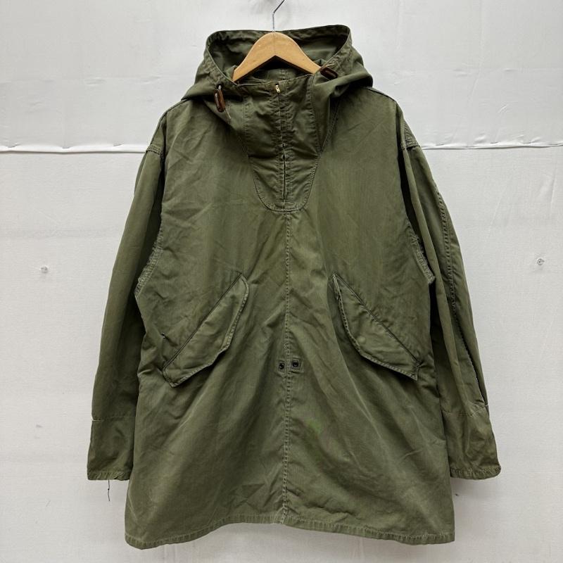 古着 USED ジャケット、上着 ジャンパー、ブルゾン 50s ALBATROSS-FRANZ MAYERER CORP 53年 PARKA-SHELL M-1951 ハーフジップ ミリタリー ジャケット S カーキ / カーキ / khaki メンズ USED 古着 中古 50132523