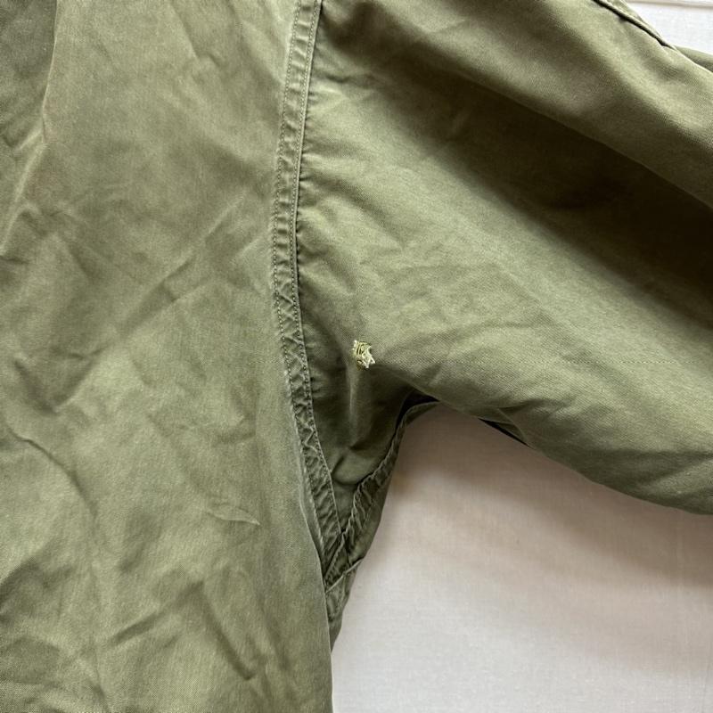 古着 USED ジャケット、上着 ジャンパー、ブルゾン 50s ALBATROSS-FRANZ MAYERER CORP 53年 PARKA-SHELL M-1951 ハーフジップ ミリタリー ジャケット S カーキ / カーキ / khaki メンズ USED 古着 中古 50132523