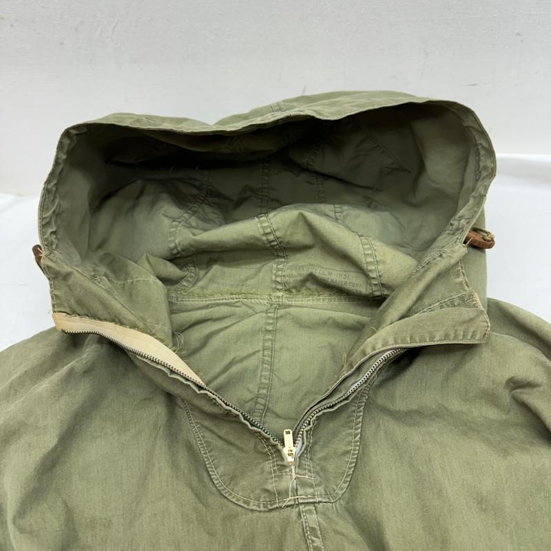 古着 USED ジャケット、上着 ジャンパー、ブルゾン 50s ALBATROSS-FRANZ MAYERER CORP 53年 PARKA-SHELL M-1951 ハーフジップ ミリタリー ジャケット S カーキ / カーキ / khaki メンズ USED 古着 中古 50132523