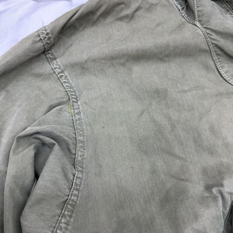 古着 USED ジャケット、上着 ジャンパー、ブルゾン 50s ALBATROSS-FRANZ MAYERER CORP 53年 PARKA-SHELL M-1951 ハーフジップ ミリタリー ジャケット S カーキ / カーキ / khaki メンズ USED 古着 中古 50132523