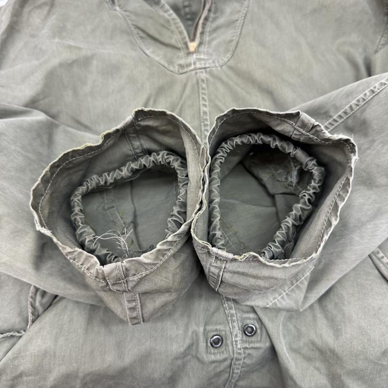 古着 USED ジャケット、上着 ジャンパー、ブルゾン 50s ALBATROSS-FRANZ MAYERER CORP 53年 PARKA-SHELL M-1951 ハーフジップ ミリタリー ジャケット S カーキ / カーキ / khaki メンズ USED 古着 中古 50132523