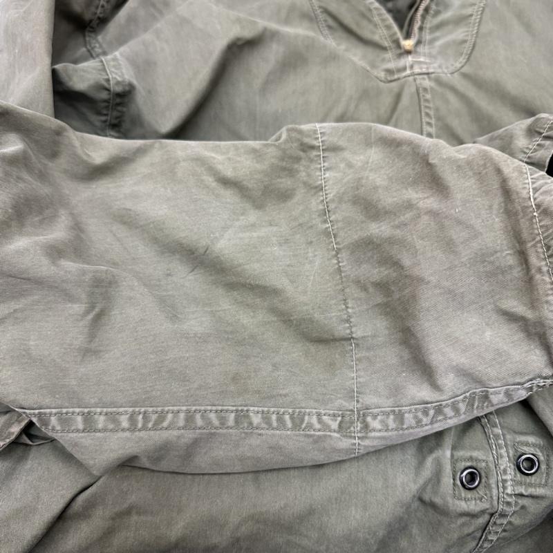 古着 USED ジャケット、上着 ジャンパー、ブルゾン 50s ALBATROSS-FRANZ MAYERER CORP 53年 PARKA-SHELL M-1951 ハーフジップ ミリタリー ジャケット S カーキ / カーキ / khaki メンズ USED 古着 中古 50132523
