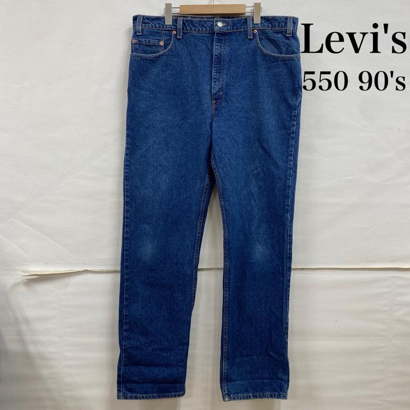 リーバイス Levi s パンツ デニム、ジーンズ 550 テーパード デニム 90 s MADE IN USA 1998年製 ビッグサイズ ヴィンテージ 40インチ インディゴ / インディゴ / Indigo メンズ USED 古着 中古 50132529