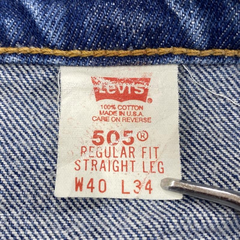 リーバイス Levi s パンツ デニム、ジーンズ 550 テーパード デニム 90 s MADE IN USA 1998年製 ビッグサイズ ヴィンテージ 40インチ インディゴ / インディゴ / Indigo メンズ USED 古着 中古 50132529