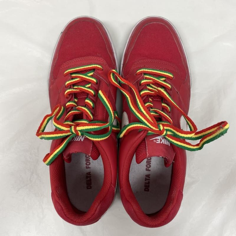 ナイキ NIKE スニーカー スニーカー 370543-600 デルタフォース ロー AC レッド キャンバス 26.0cm 赤 / レッド / red メンズ USED 古着 中古 50132537