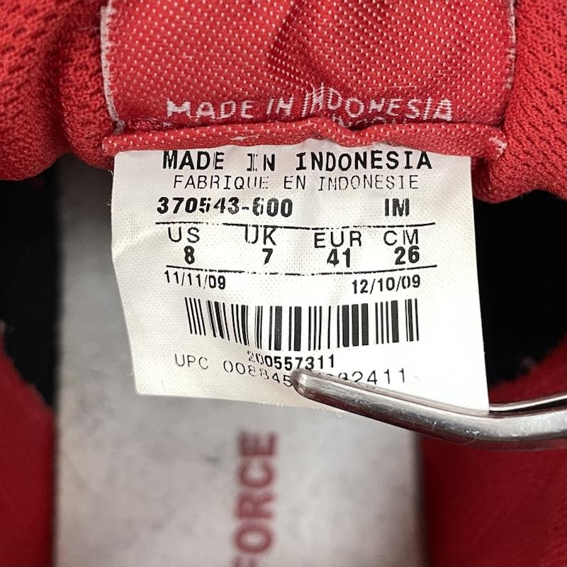 ナイキ NIKE スニーカー スニーカー 370543-600 デルタフォース ロー AC レッド キャンバス 26.0cm 赤 / レッド / red メンズ USED 古着 中古 50132537