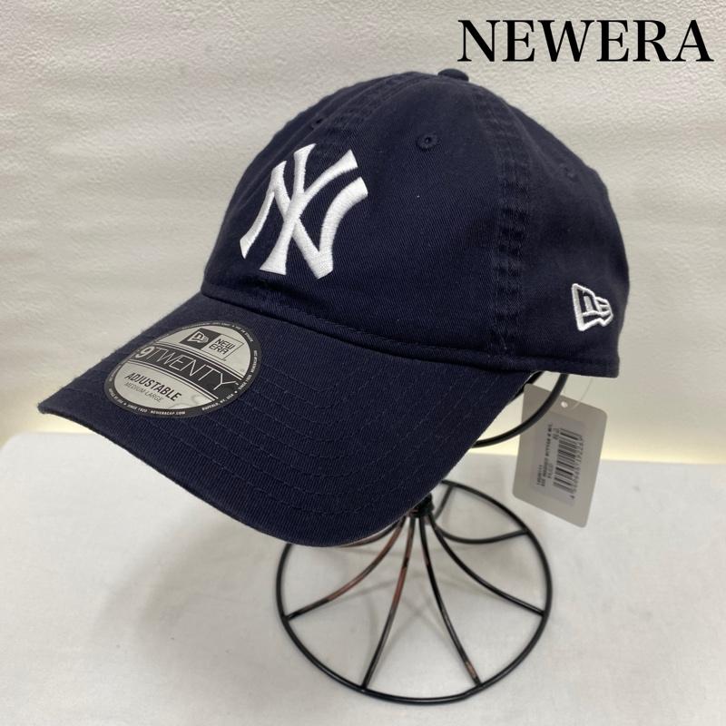 ニューエラ NEW ERA 帽子 キャップ 9TWENTY クロスストラップ ウォッシュドコットン ニューヨーク・ヤンキース 14525111 - ロゴ、文字 X 刺繍 紺 / ネイビー / navy X 白 / ホワイト / white メンズ USED 古着 中古 50132542