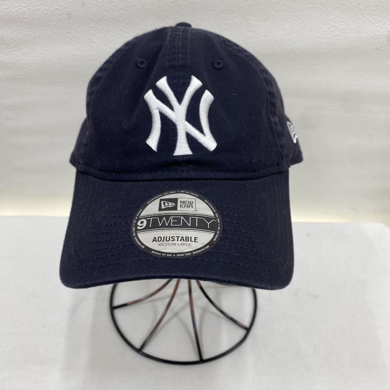 ニューエラ NEW ERA 帽子 キャップ 9TWENTY クロスストラップ ウォッシュドコットン ニューヨーク・ヤンキース 14525111 - ロゴ、文字 X 刺繍 紺 / ネイビー / navy X 白 / ホワイト / white メンズ USED 古着 中古 50132542