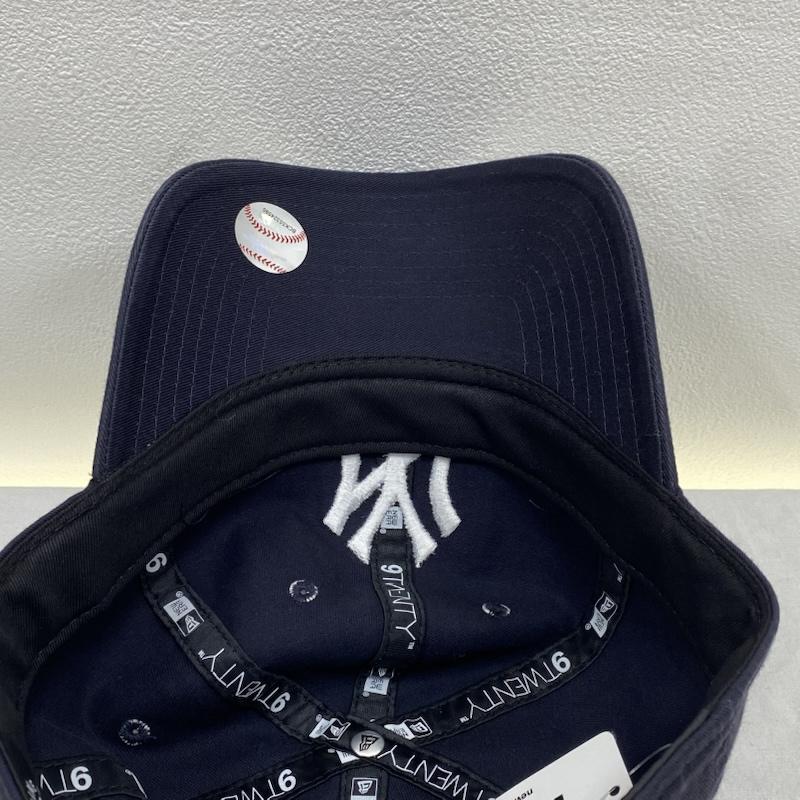 ニューエラ NEW ERA 帽子 キャップ 9TWENTY クロスストラップ ウォッシュドコットン ニューヨーク・ヤンキース 14525111 - ロゴ、文字 X 刺繍 紺 / ネイビー / navy X 白 / ホワイト / white メンズ USED 古着 中古 50132542