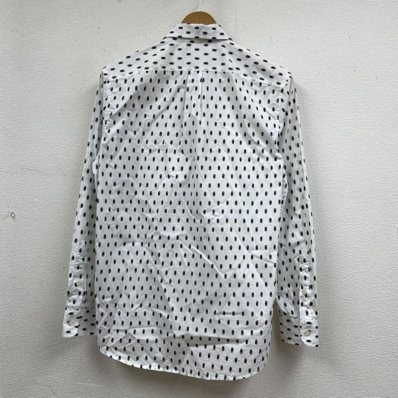 ディーゼル DIESEL シャツ、ブラウス 長袖 S-VEN-SKULL スカル 総柄 プリント 長袖 シャツ shirt ロゴ 刺繍 XS ロゴ、文字 X スカル X 総柄 X プリント 白 / ホワイト / white メンズ USED 古着 中古 50132589