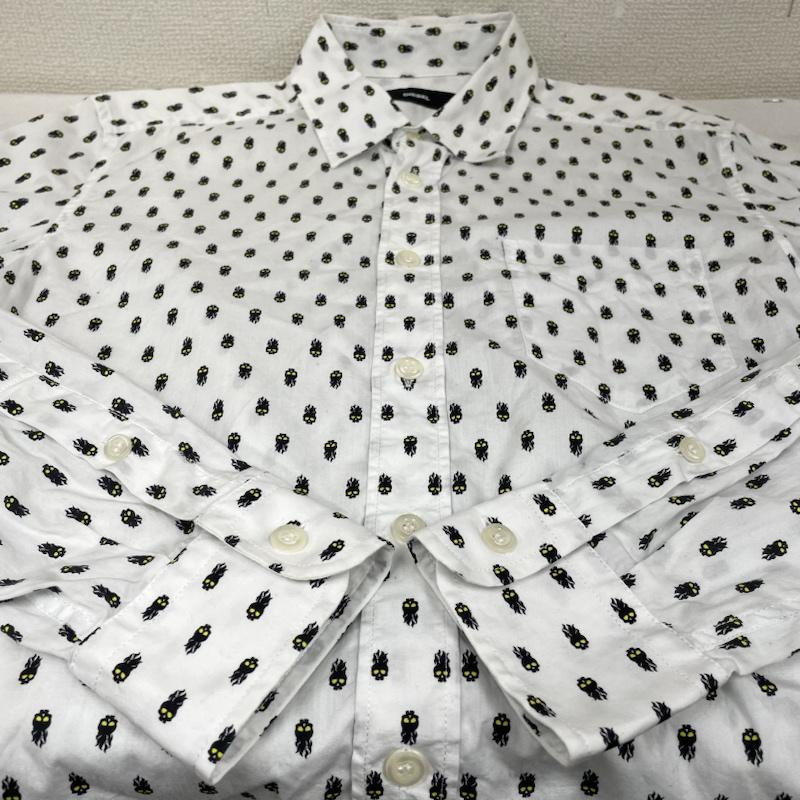 ディーゼル DIESEL シャツ、ブラウス 長袖 S-VEN-SKULL スカル 総柄 プリント 長袖 シャツ shirt ロゴ 刺繍 XS ロゴ、文字 X スカル X 総柄 X プリント 白 / ホワイト / white メンズ USED 古着 中古 50132589