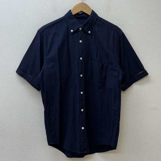 ブラックレーベル・クレストブリッジ BLACK LABEL CRESTBRIDGE シャツ、ブラウス 半袖 51M91-791-28 ボタンダウンカラー 半袖 シャツ 紺 ネイビー M 紺 / ネイビー / navy メンズ USED 古着 中古 50132606